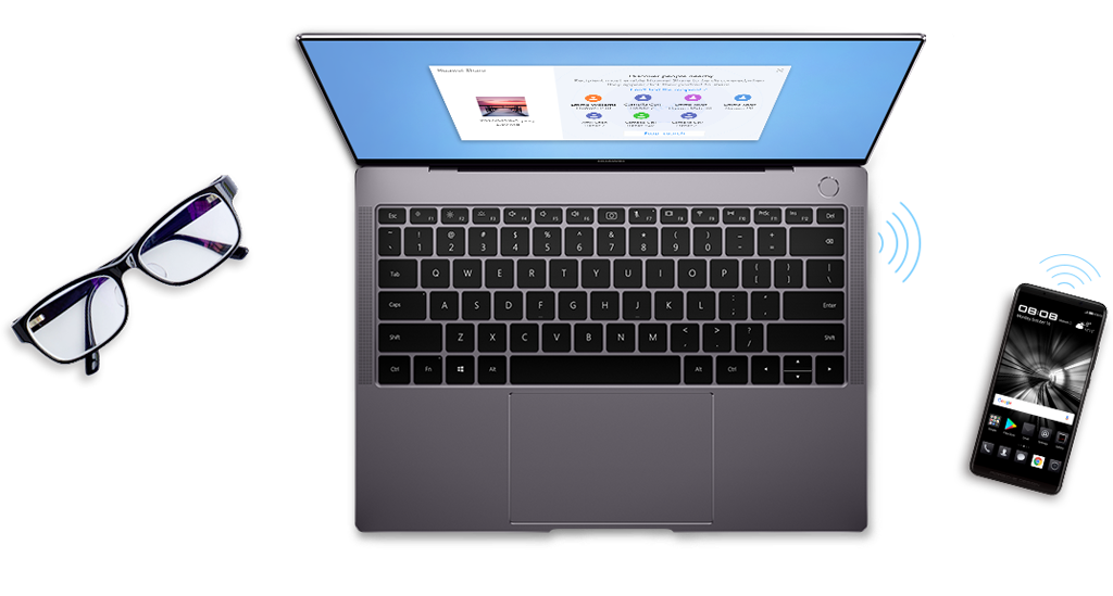 Notebook HUAWEI MateBook X Pro Mystic Silver stříbrný silver