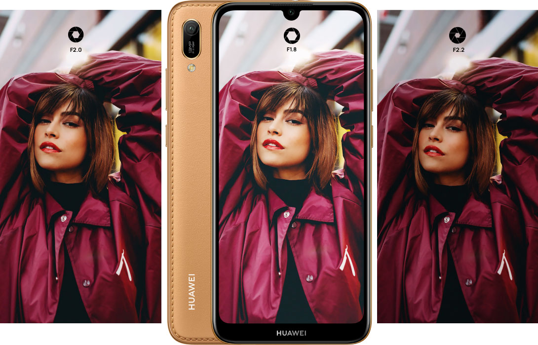 Mobilní telefon HUAWEI Y6 2019 DS Amber Brown hnědý brown