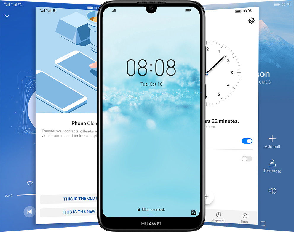Mobilní telefon HUAWEI Y6 2019 DS Sapphire Blue modrý blue