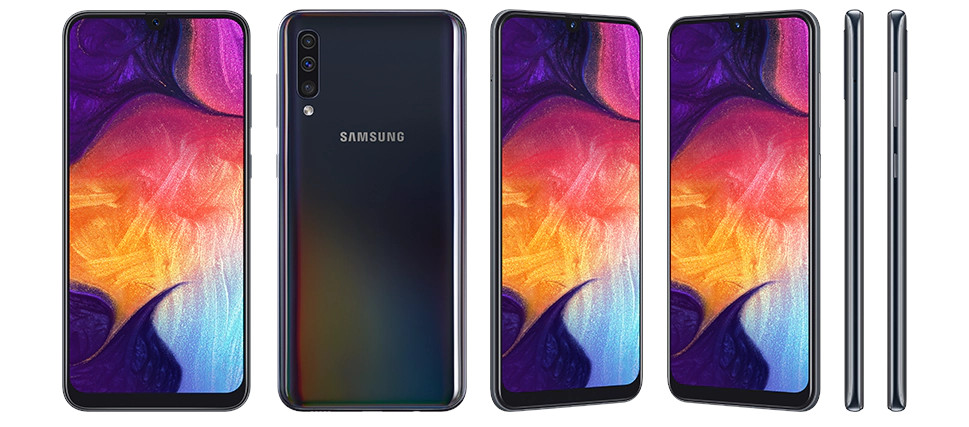 Mobilní telefon SAMSUNG Galaxy A50 Black černý black