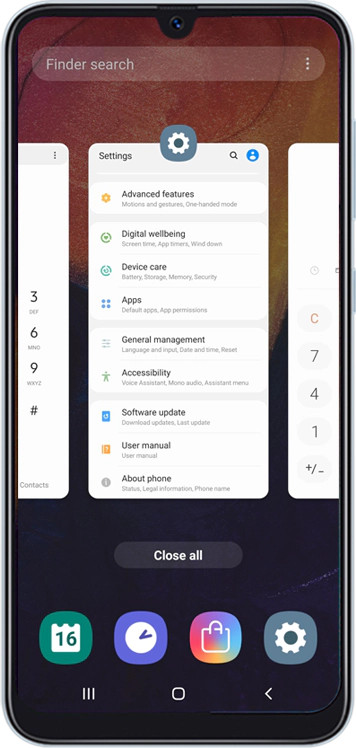 Mobilní telefon SAMSUNG Galaxy A50 Blue modrý blue