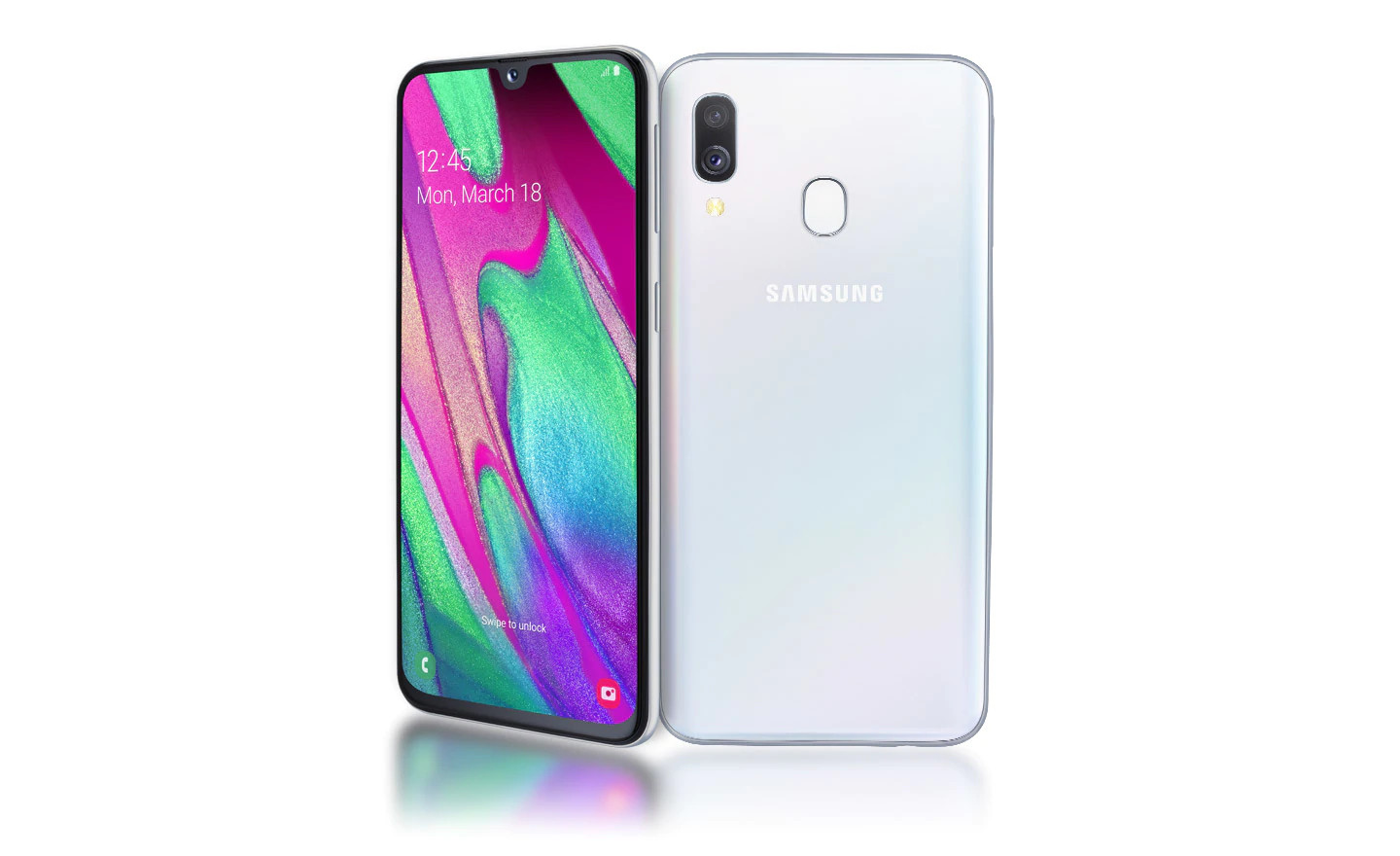 Mobilní telefon SAMSUNG Galaxy A40 SMA405 DualSIM černá black