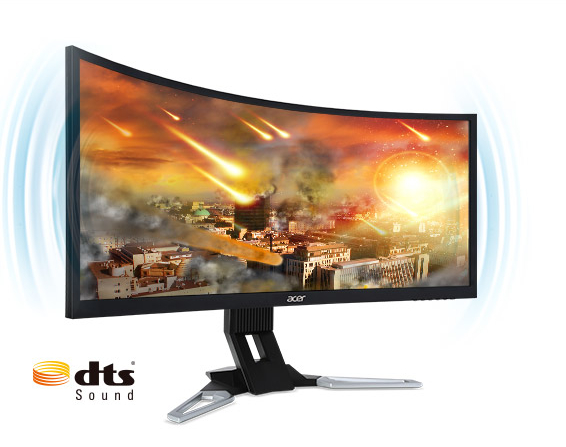 31 LED monitor ACER XZ321QUbmijpphzx černýstříbrný blacksilver