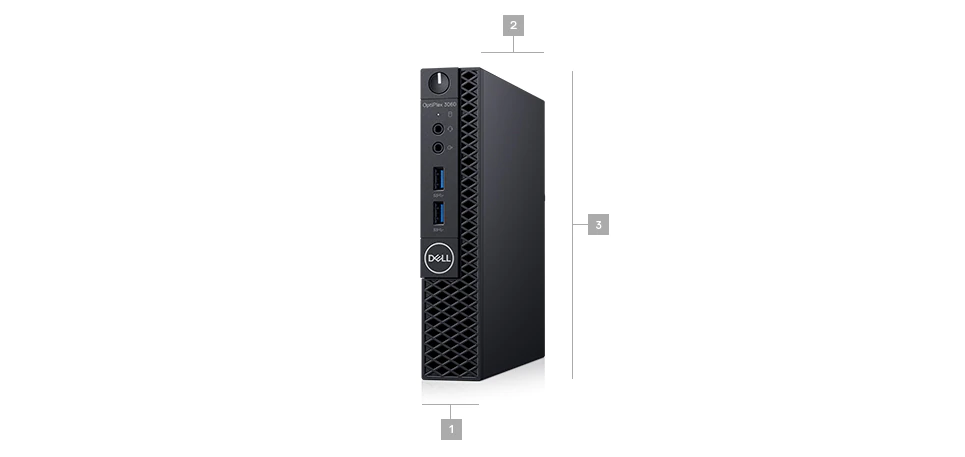 Mini počítač DELL PC Optiplex 3060 Micro černý black
