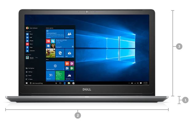 Notebook DELL Vostro 5568 stříbný silver