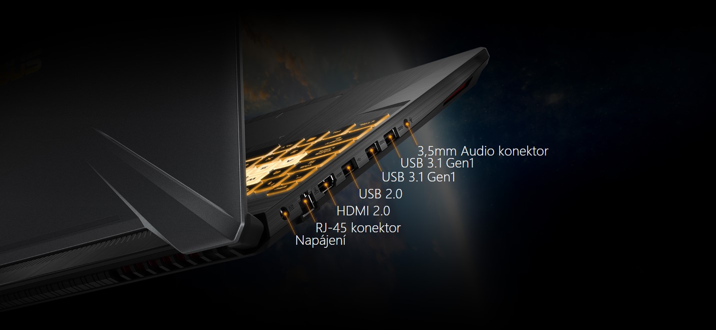 Herní notebook ASUS TUF Gaming FX505GM černý black