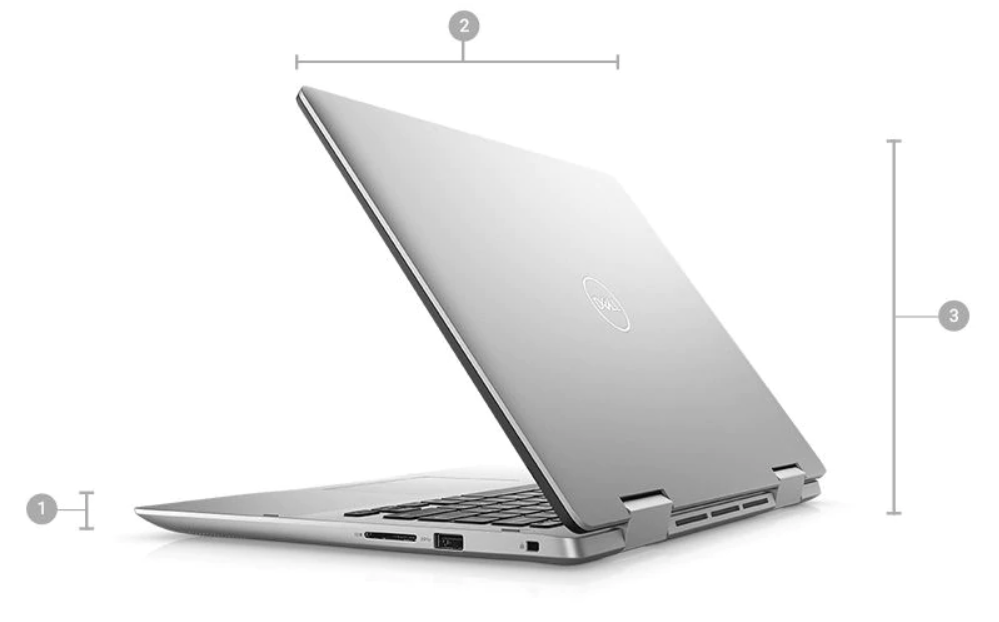 Notebook DELL Inspiron 5482 14 2v1 Touch FHD stříbrnýšedý silvergrey