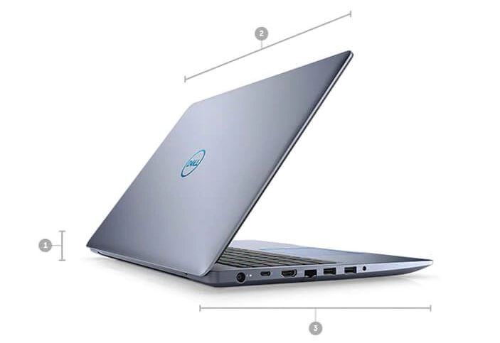 Notebook DELL Inspiron 15 G3 3579 bílý white