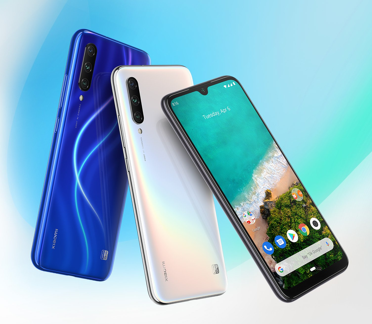 Mobilní telefon XIAOMI Mi A3 4GB128GB bílý white