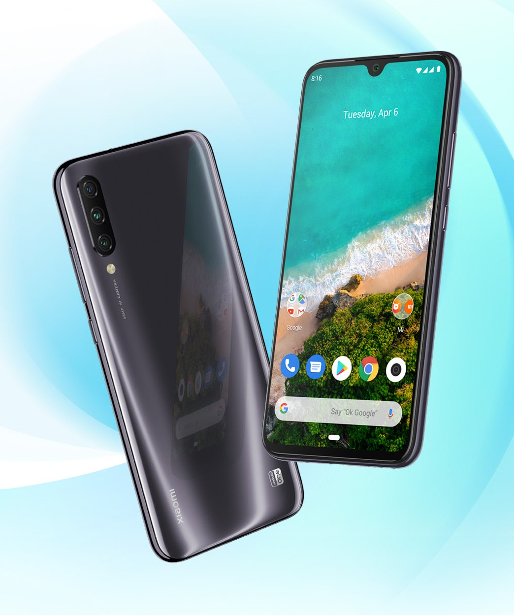 Mobilní telefon XIAOMI Mi A3 4GB128GB bílý white