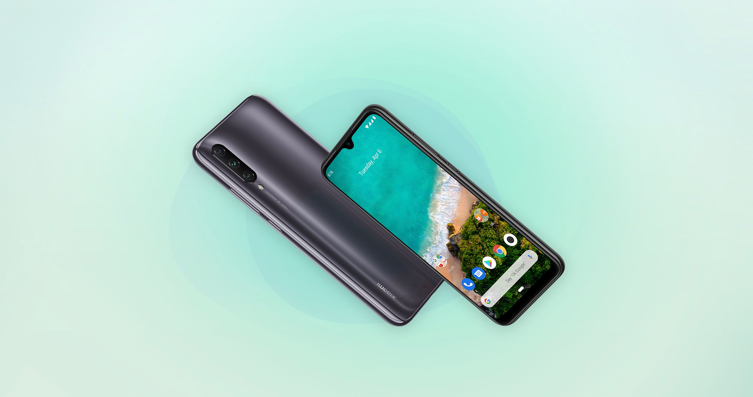 Mobilní telefon XIAOMI Mi A3 4GB128GB bílý white