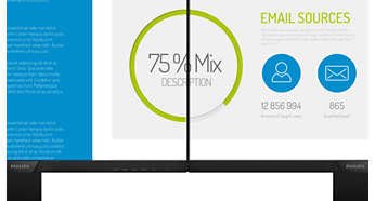 24 LED monitor PHILIPS 24'' LED 241B7QGJEB  FHD černý black