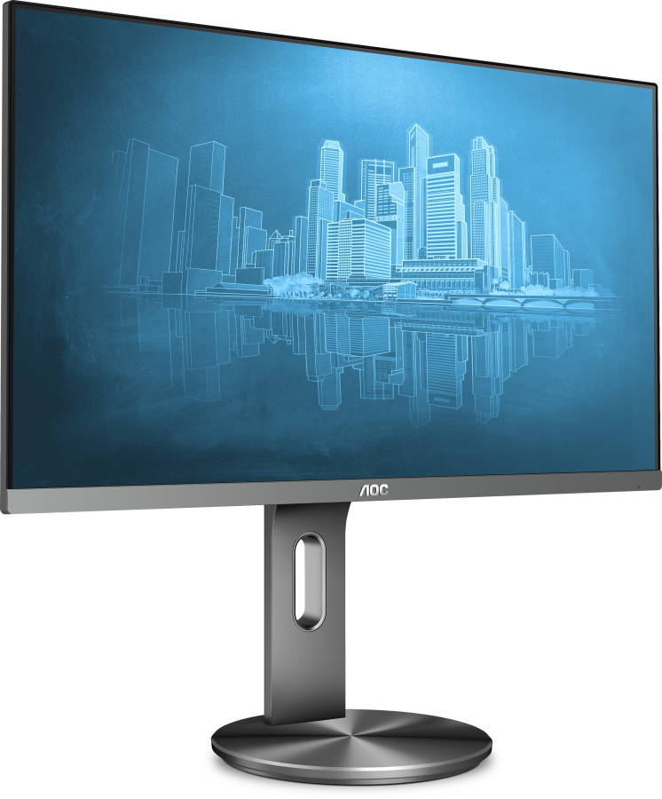 27 LED monitor AOC U2790PQU  4K UHD šedý gray