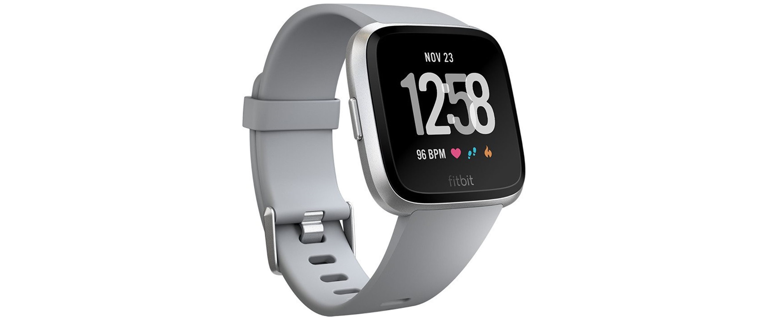 Chytré hodinky FITBIT Versa  Gray  Silver Aluminum šedástříbrná graysilver