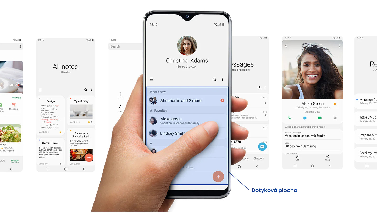 Mobilní telefon SAMSUNG Galaxy A10 SMA105 modrý blue