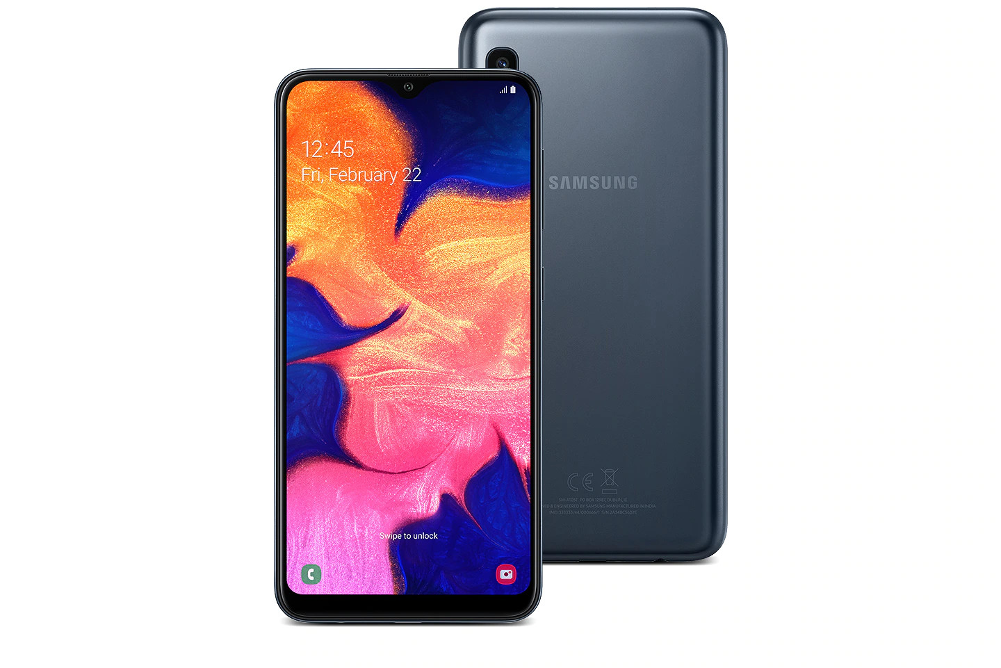 Mobilní telefon SAMSUNG Galaxy A10 SMA105 černý black