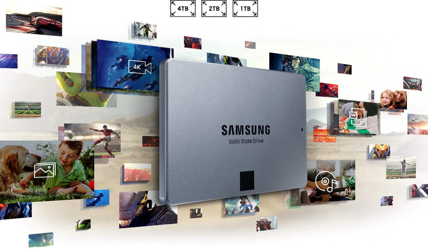 SSD disk SAMSUNG 860 QVO 1TB