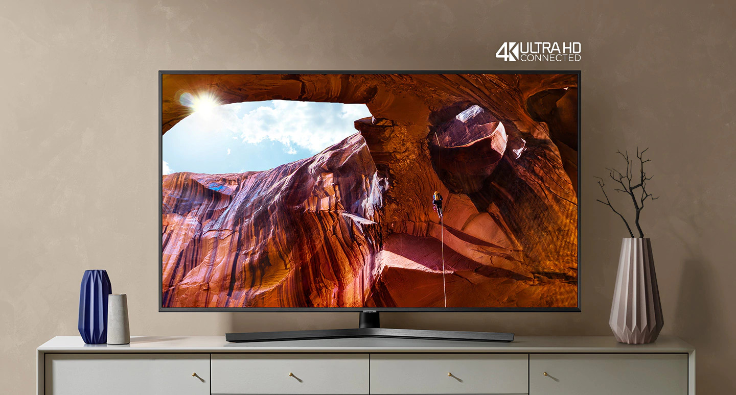 55 LED TV SAMSUNG UE55RU7402 šedá grey