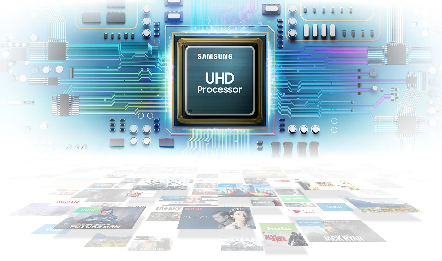55 LED TV SAMSUNG UE55RU7402 šedá grey