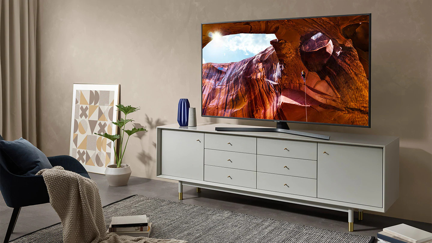 55 LED TV SAMSUNG UE55RU7402 šedá grey