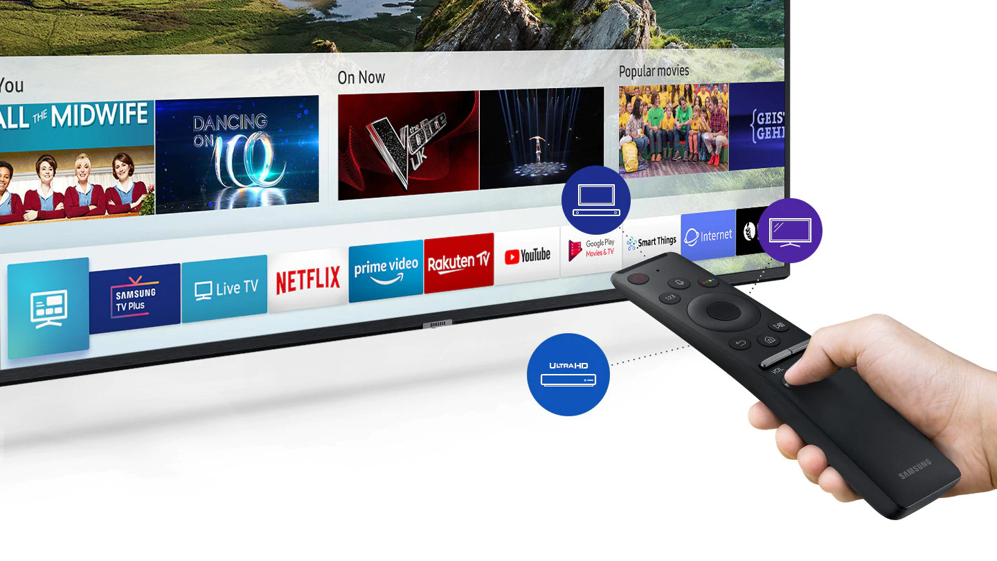 55 LED TV SAMSUNG UE55RU7402 šedá grey