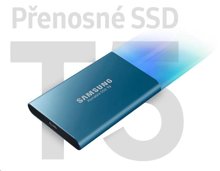 Externí SSD disk SAMSUNG SSD T5 500GB zlatý gold
