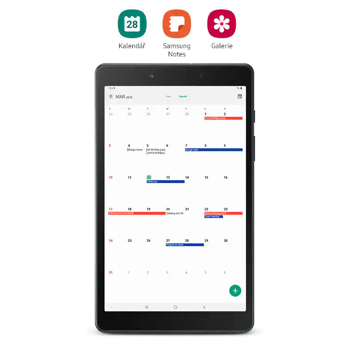 Tablet SAMSUNG GalaxyTab A 80 SM T290 32GB černý black