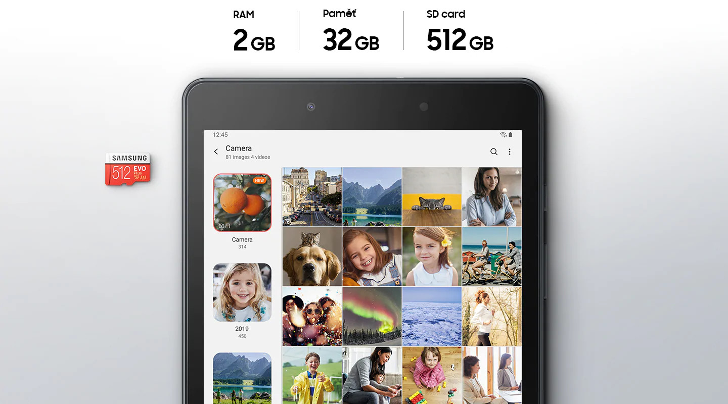 Tablet SAMSUNG GalaxyTab A 80 SM T290 32GB černý black
