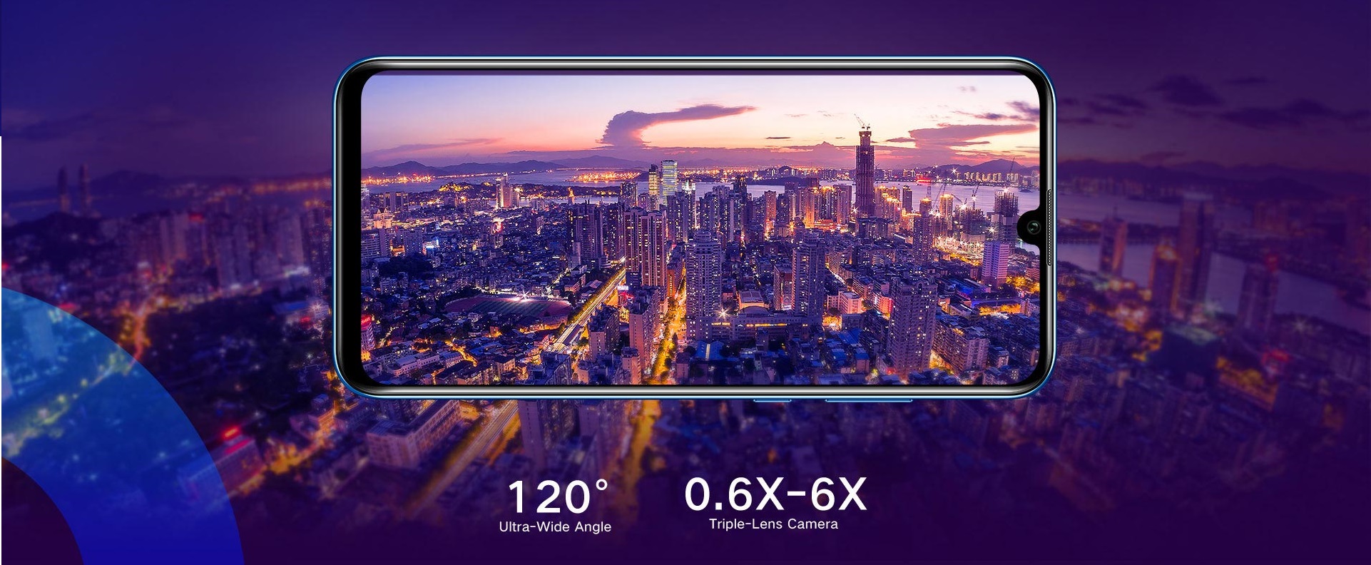 Mobilní telefon HONOR 20 lite 4GB128 GB Phantom Blue modrý blue