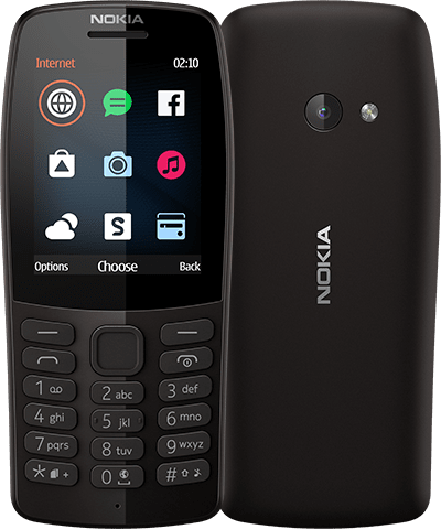 Mobilní telefon NOKIA 210 Dual SIM černá černá black