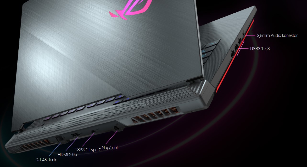 Herní notebook ASUS Strix G731GV tmavě šedá