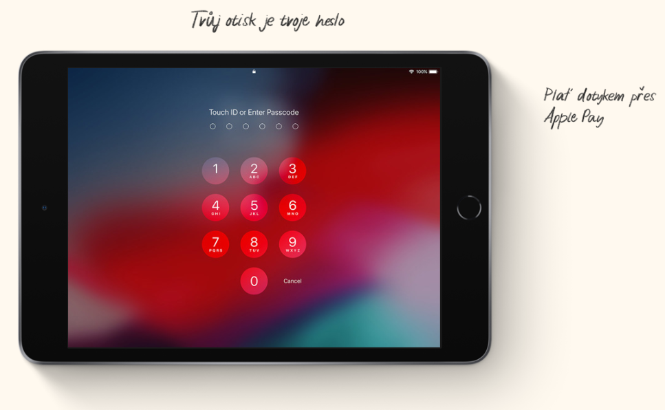 Tablet APPLE iPad mini WiFi 256GB šedý gray