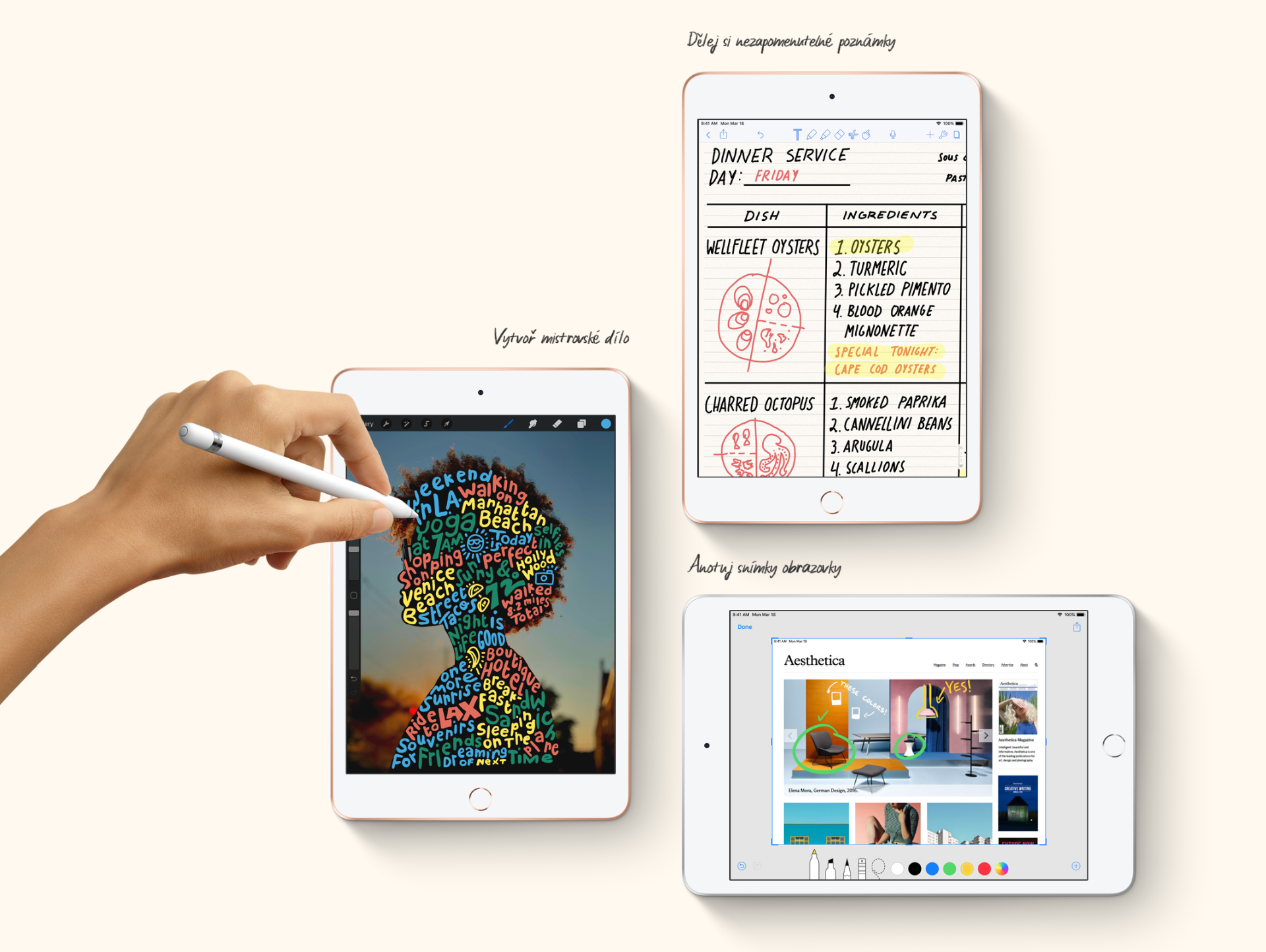 Tablet APPLE iPad mini Wi-Fi + Cellular 256GB - Gold zlatý (gold) | kak.cz
