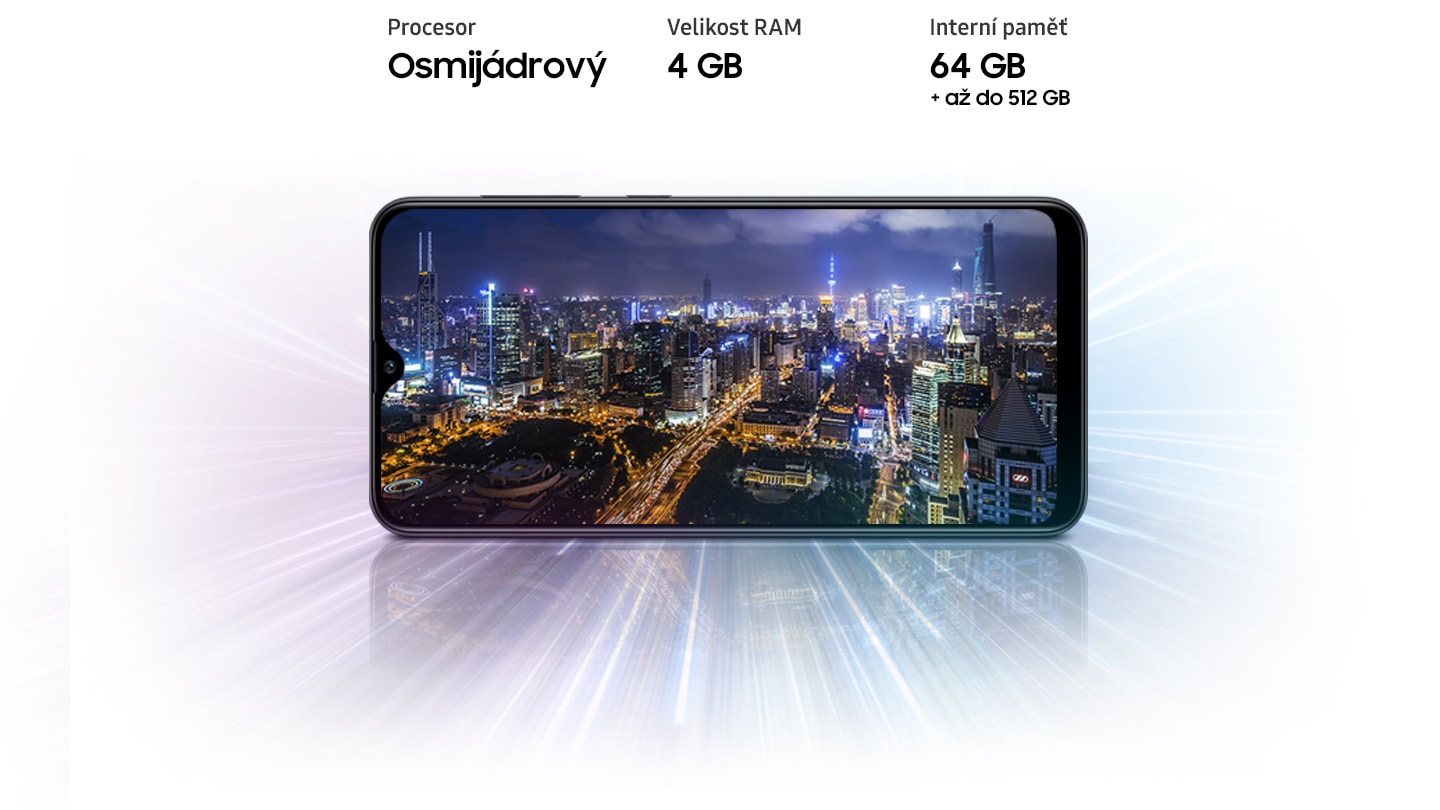 Mobilní telefon SAMSUNG Galaxy A30s SMA307 White DualSIM bílá white