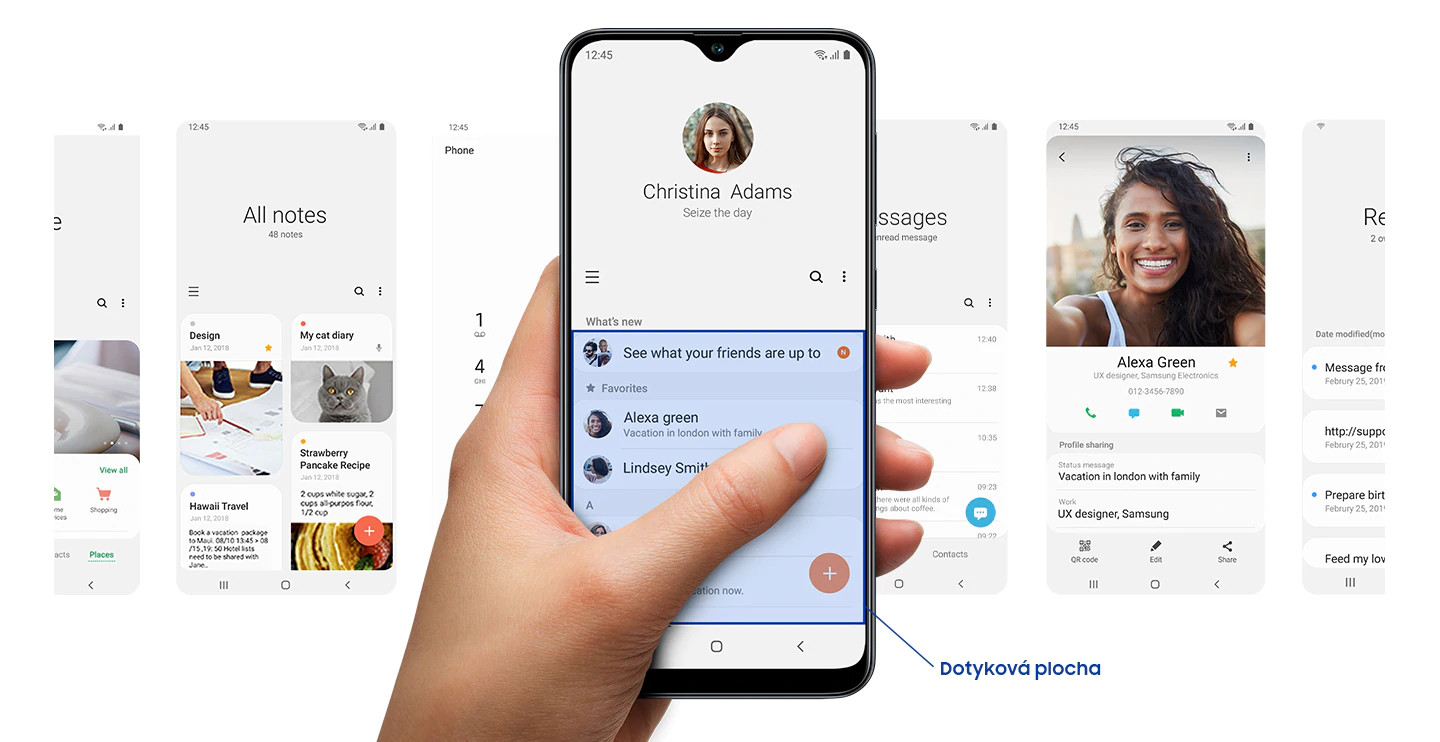 Mobilní telefon SAMSUNG Galaxy A30s SMA307 White DualSIM bílá white