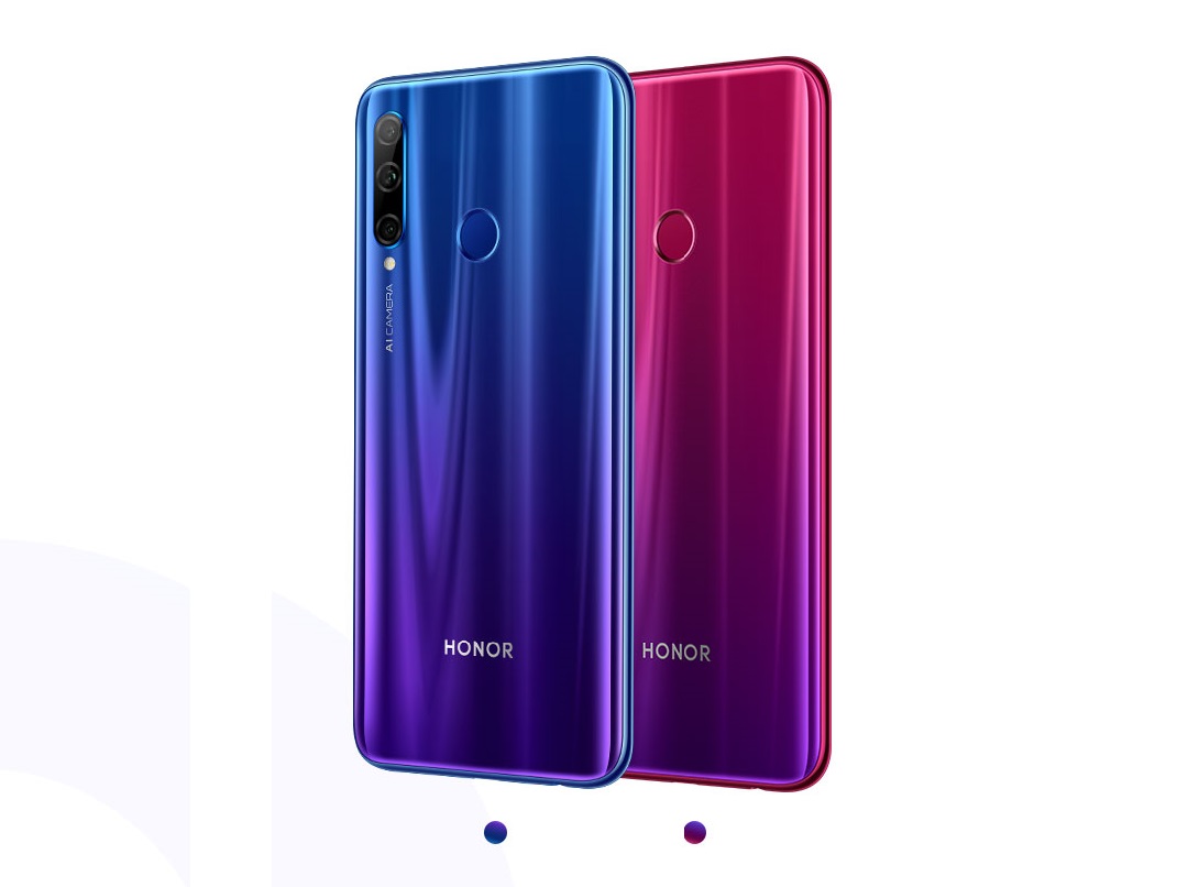 Mobilní telefon HONOR 20 Lite 4GB128 GB Phantom Red červený red