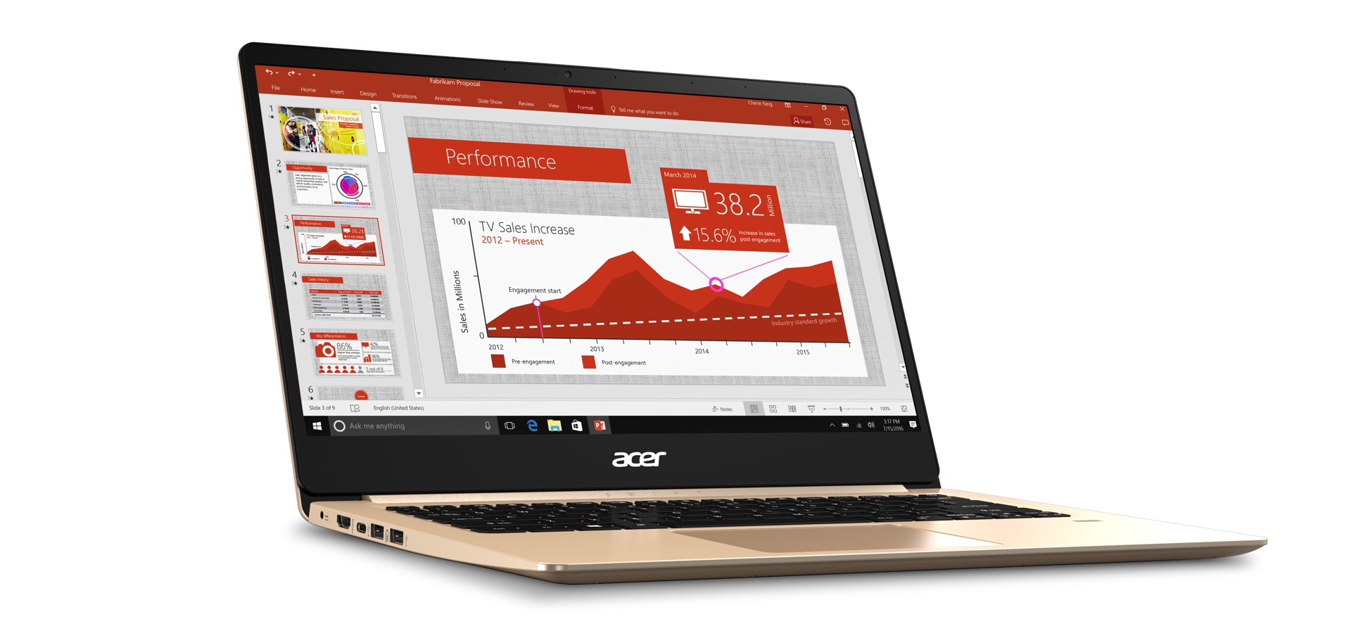 Notebook ACER Swift 1 SF11432P8Z1 růžový pink
