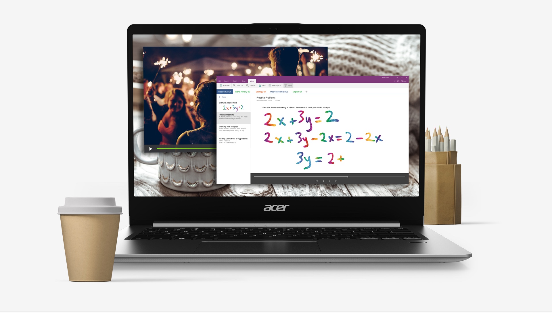 Notebook ACER Swift 1 SF11432P8Z1 růžový pink