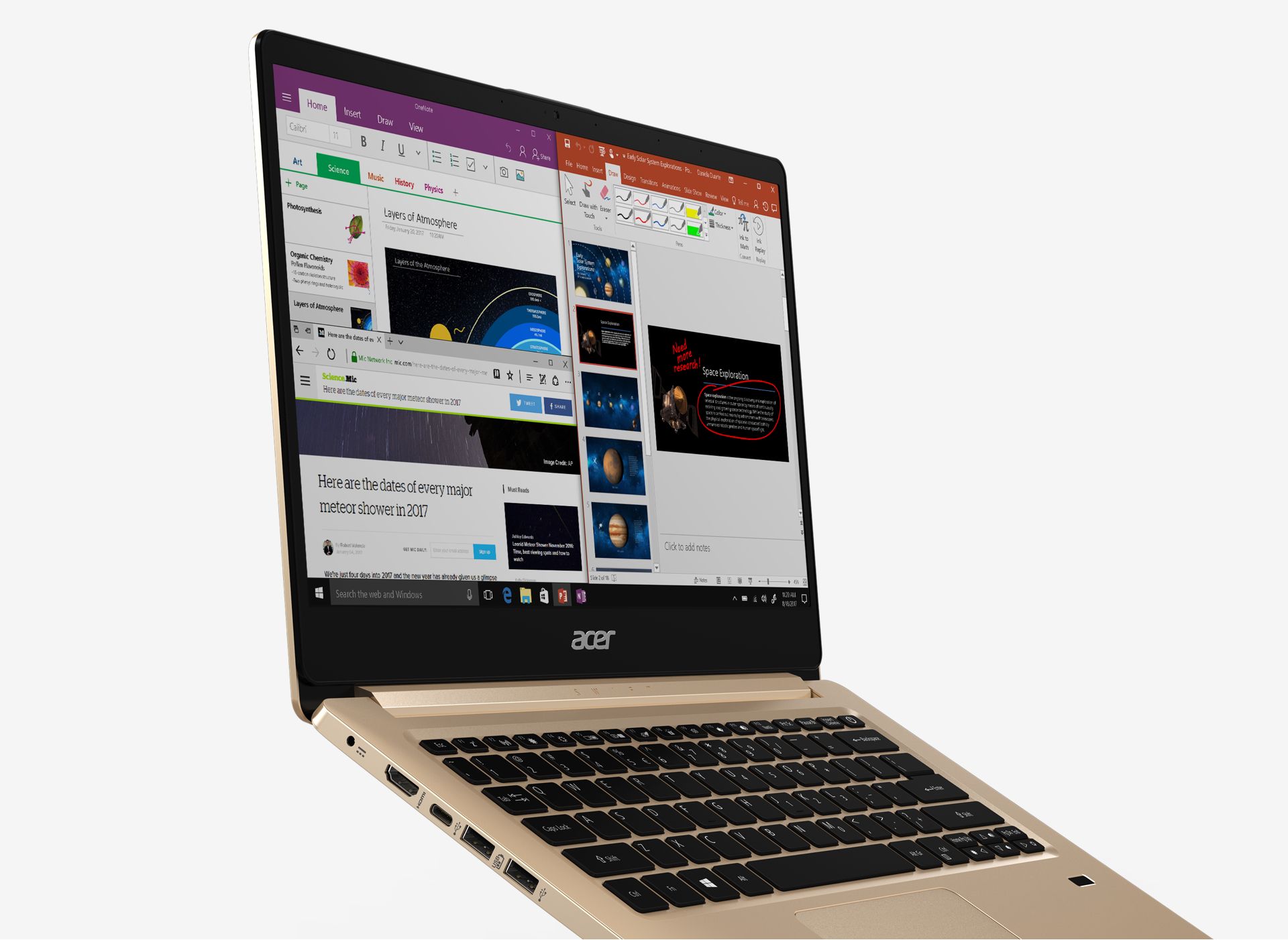 Notebook ACER Swift 1 SF11432P8Z1 růžový pink