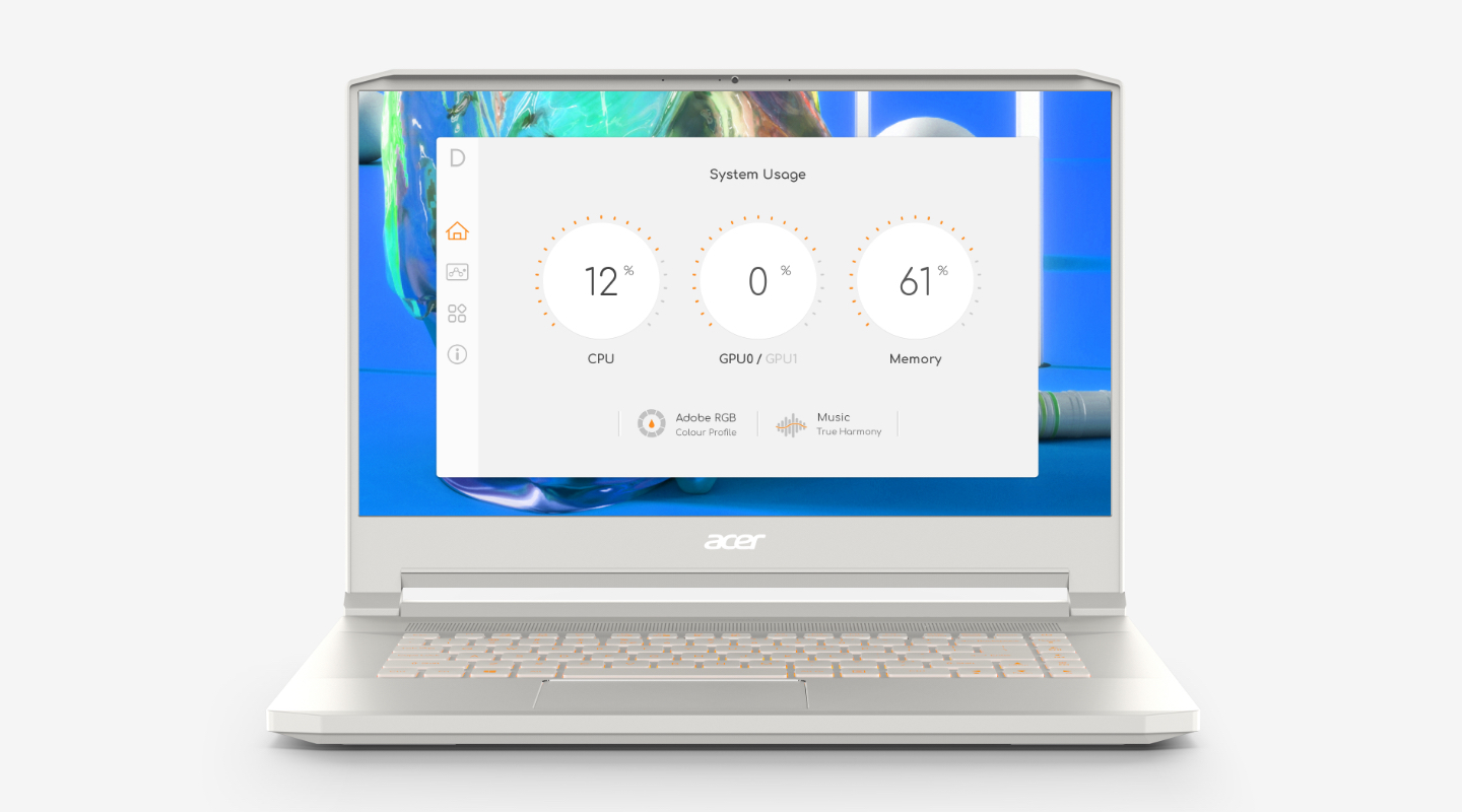 Notebook ACER ConceptD 7 CN7157172A8 bílý white
