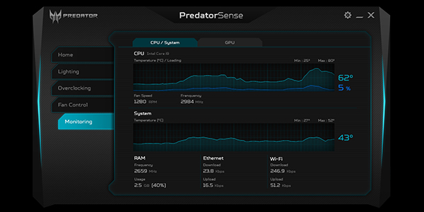 Herní PC ACER Predator Orion 5000 PO5610 černý black