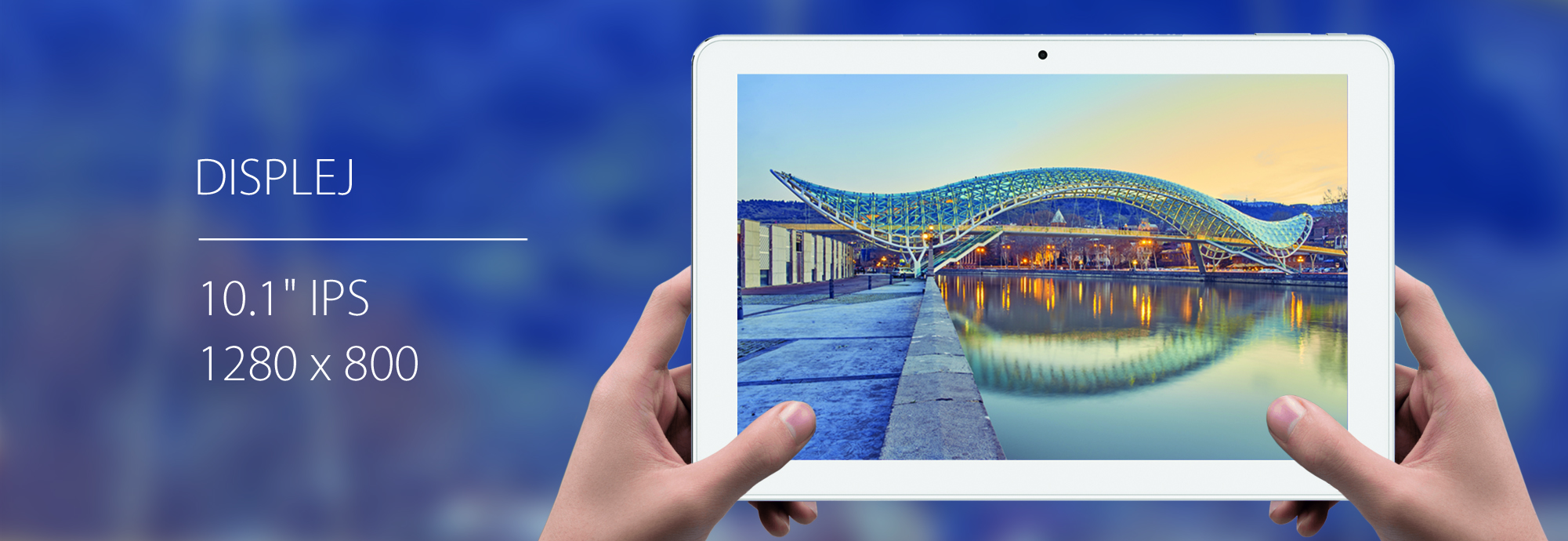 Tablet iGET SMART W101 bílostříbrný