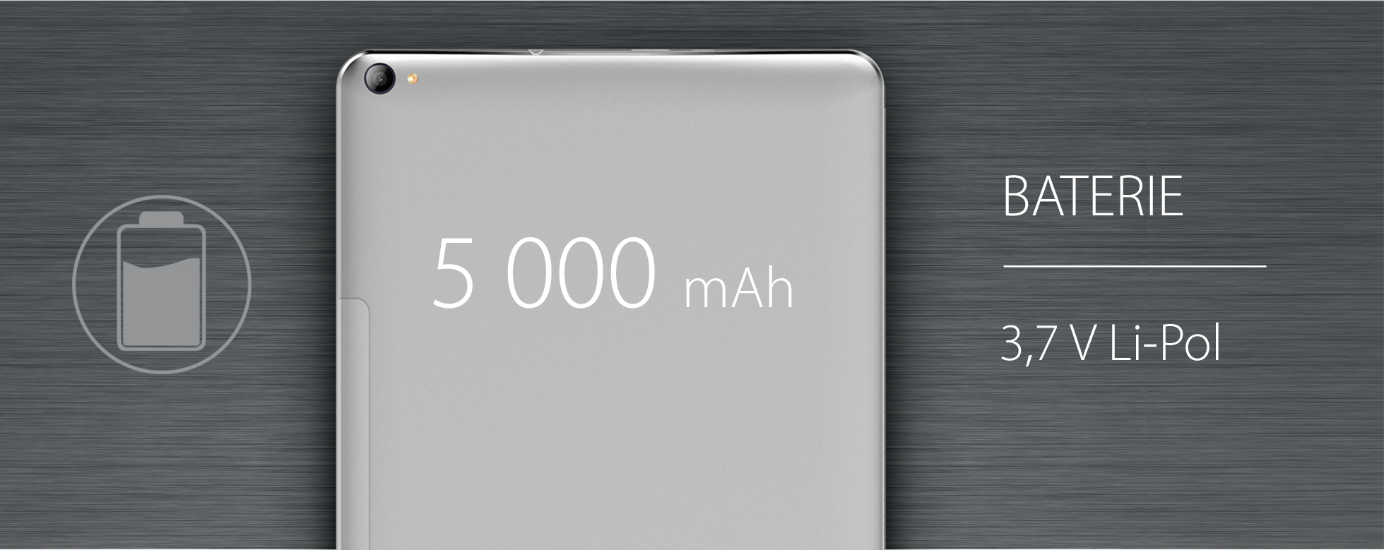 Tablet iGET SMART W101 bílostříbrný