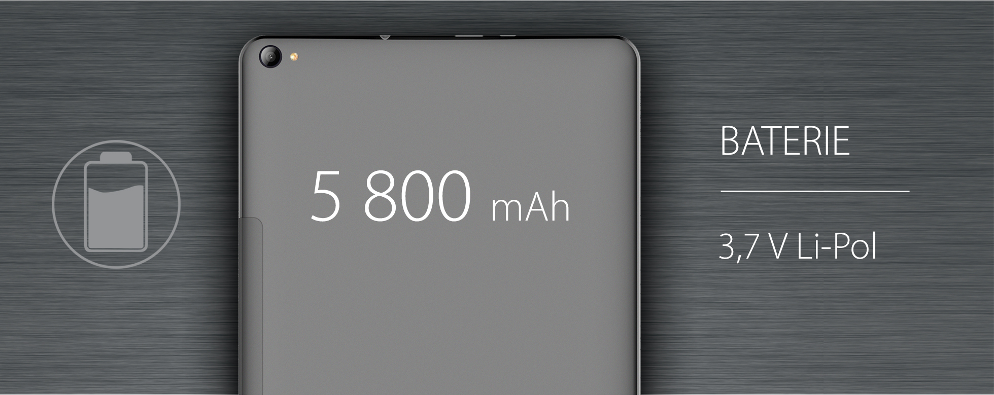 Tablet iGET SMART W103 šedý gray