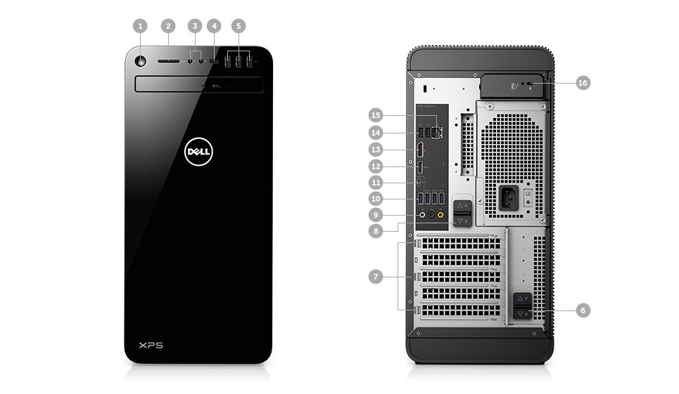 Počítač DELL XPS 8930 černá black