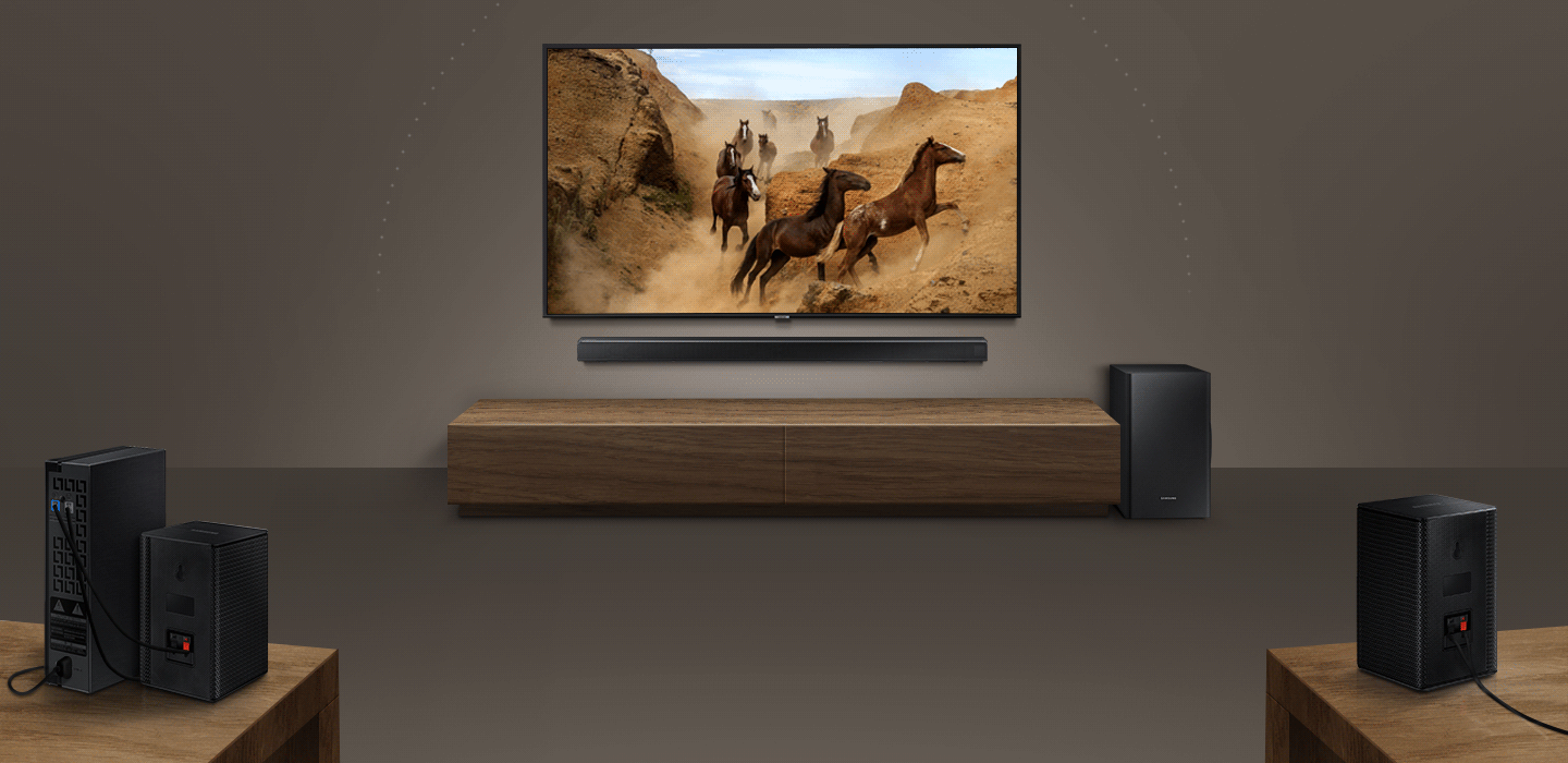 Soundbar SAMSUNG HW R650 SOUNDBAR 31 černá black