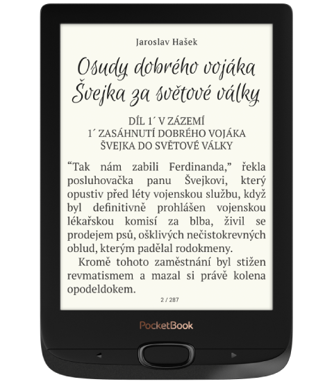 Ebook reader POCKETBOOK 616 Basic Lux 2 černý black