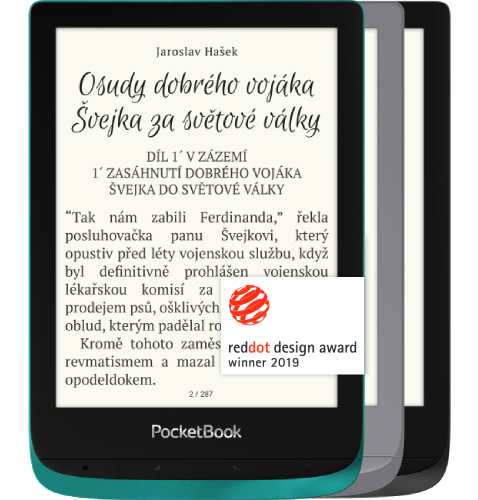 Ebook reader POCKETBOOK 627 Touch Lux 4 stříbný silver