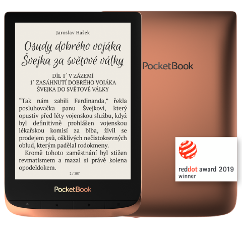 Ebook reader POCKETBOOK 632 Touch HD 3 šedý gray