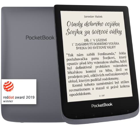 Ebook reader POCKETBOOK 632 Touch HD 3 šedý gray